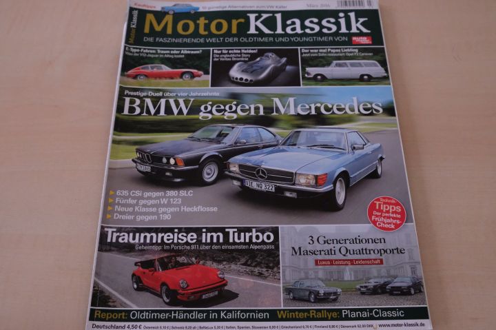 Deckblatt Motor Klassik (03/2016)